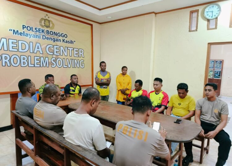 Pererat Silaturahmi, Polsek Bonggo Gelar Family Gathering Sekaligus Perpisahan Anggota