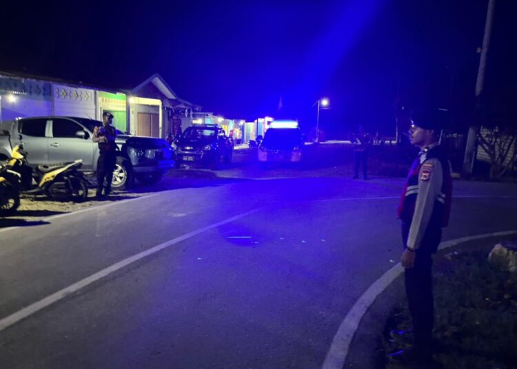Cegah Gangguan Kamtibmas, Sat Samapta Polres Sarmi Gencarkan Patroli Malam