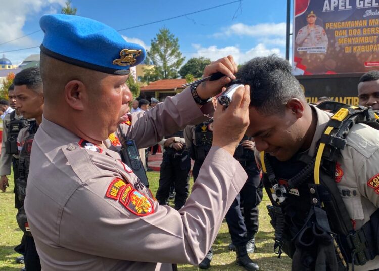 Pelaksanaan Gaktiplin Personil Polres Jayawijaya