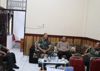 Usai Kunker di Kodim 1712/Sarmi, Danrem 172/PWY Kunjungi Mapolres Sarmi