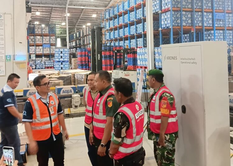 Pererat Hubungan Kemitraan, Dandim 1310/Bitung Kunjungan Kerja ke PT Tirta Investama Airmadidi