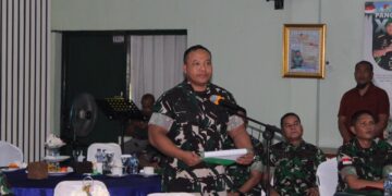 Kunjungan Kerja di Kodim 1310/Bitung, Danrem 131/Stg Tekankan Jaga Kehormatan Diri dan Loyalitas Kepada Pimpinan