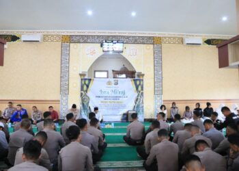 ‎Polda Papua Barat Gelar Peringatan Isra Mi’raj Nabi Muhammad SAW 1447 H