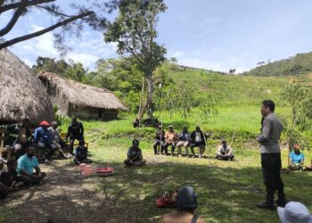 Polsek Bolakme Fasilitasi Mediasi Warga di Distrik yalengga