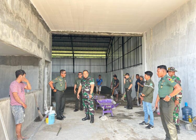 Target 1 KDKMP Siap Diresmikan, Kasdam XIII/Merdeka Tinjau Pembangunan KDKMP di Desa Kauditan Dua