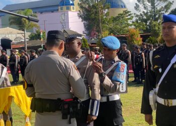 Polres Jayawijaya Gelar Apel Pasukan Operasi Keselamatan Cartenz-2026