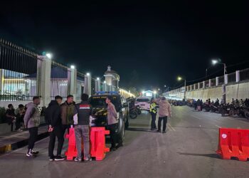 Polres Jayawijaya Amankan Ibadah KKR Peringatan 171 Tahun Pekabaran Injil di Tanah Papua