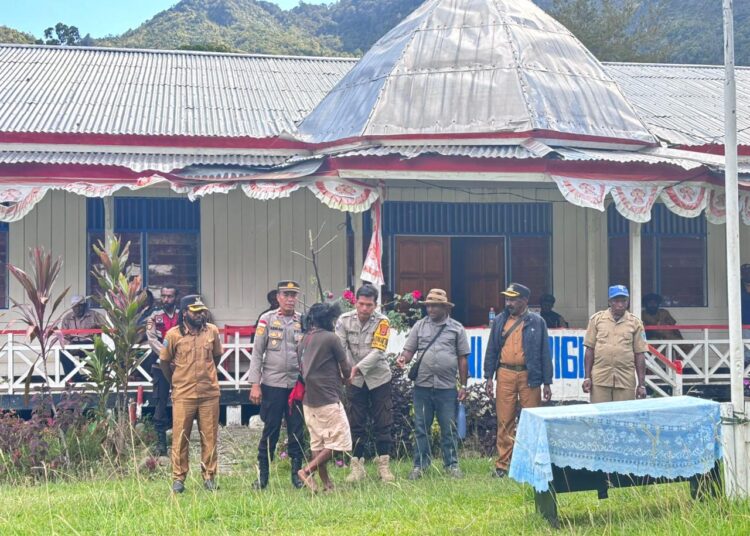Polsek Bolakme Fasilitasi Mediasi Penyelesaian Kasus Penganiayaan di Distrik Tagime