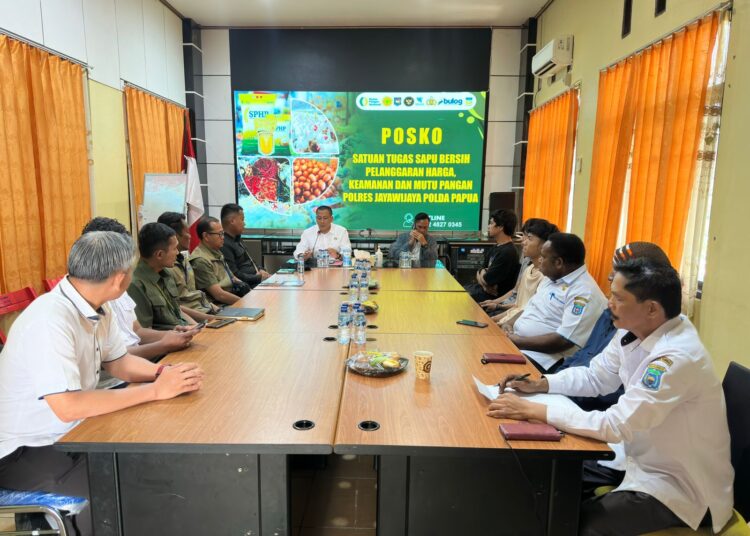 Satgas Saber Pangan Polda Papua Sidak Harga dan Stok Bahan Pokok di Jayawijaya