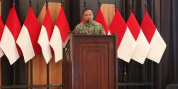 Dandim 1310 Bitung memaparkan Program Indonesia Asri dan Kesiapan MA Yon TP Makawidey Pada Rapim Tingkat Kodam XIII/Merdeka