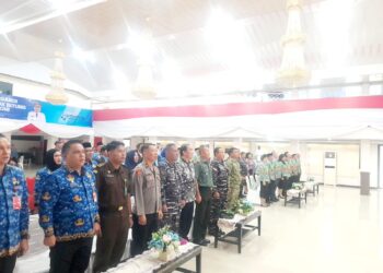 Komitmen Perkuat Sinergi Jaga Kerukunan, Danramil 1310-01/Bitung Hadiri Pengukuhan FKUB, FKDM dan FKBT