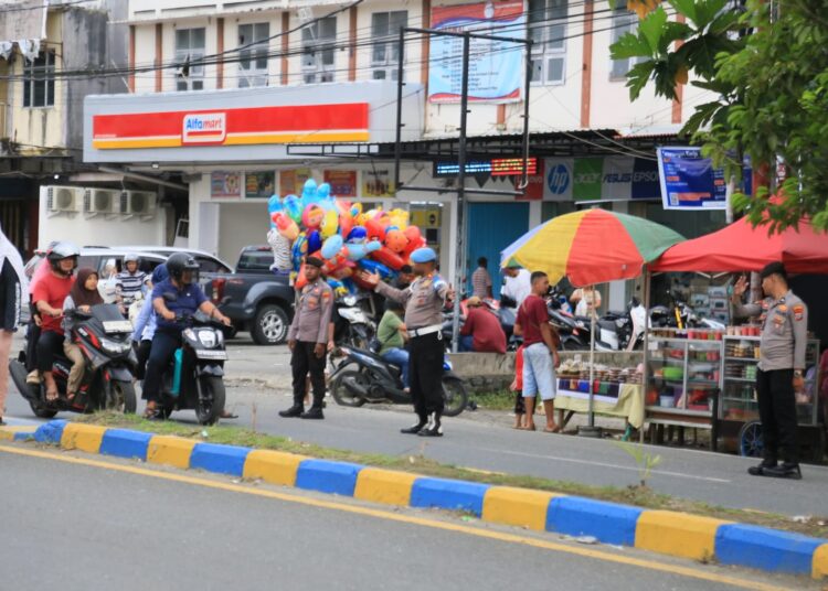 Polda Papua Barat Intensifkan Strong Point Jelang Berbuka Puasa