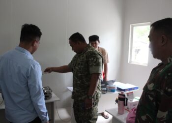 Dandim Kodim 1310/Bitung Tinjau Dapur Sehat SPPG, Pastikan Standar Gizi dan Kebersihan Terjaga