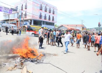 Polda Papua Barat Amankan Aksi Premanisme di Perempatan Sanggeng