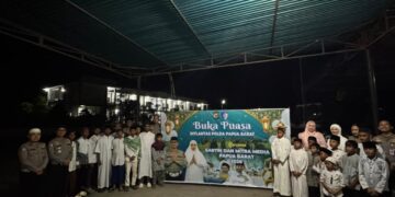 Ditlantas Polda Papua Barat Gelar Buka Puasa Bersama Santri dan Mitra Media
