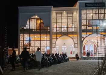 Polres Jayawijaya Amankan Pelaksanaan Sholat Tarawih di Masjid Jami Al-Ihsan Wamena