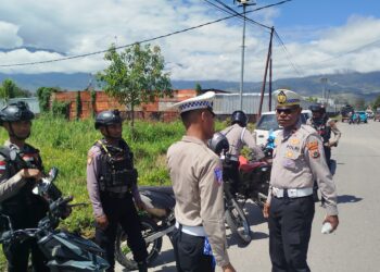 Regu Siaga Polres Jayawijaya Pastikan Sitkamtibmas Aman dan Kondusif