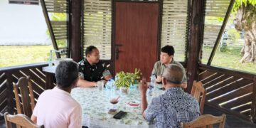 Dandim 1310/Bitung dan Ketua Fraksi Gerindra Sinkronkan Program Strategis Nasional di Kota Bitung