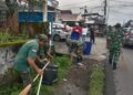 Turun Langsung Bersama Masyarakat, Personel Koramil Jajaran Kodim 1310/Bitung Terus Galakkan Aksi Gerakan Indonesia Asri
