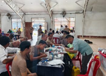 Personel Polresta Manokwari Ikuti Pemeriksaan Kesehatan Berkala Tahun 2026