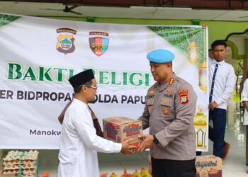 Bidpropam Polda Papua Barat Gelar Bakti Religi Di Pesantren Hidayatullah Manokwari