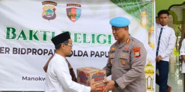 Bidpropam Polda Papua Barat Gelar Bakti Religi Di Pesantren Hidayatullah Manokwari