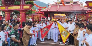 Perkokoh Nilai Toleransi, Dandim 1310/Bitung dan Forkopimda Bitung Hadiri Prosesi Keagamaan Goan Siao/Cap Go Meh 2577 Kongzili Tahun 2026