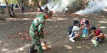 Semangat Kebersamaan dan Kepedulian, Koramil 01 Bitung Kolaborasi Bersama Lintas Sektoral Gaungkan Gerakan Indonesia Asri