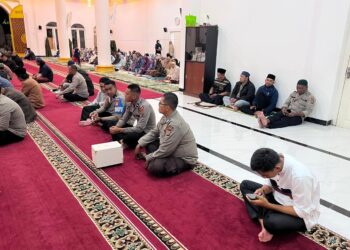 Polres Jayawijaya Laksanakan Pengamanan Peringatan Nuzulul Qur’an 1447 H di Masjid Al-Ihsan