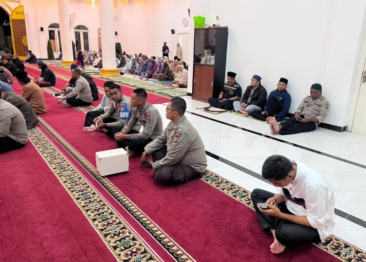 Polres Jayawijaya Laksanakan Pengamanan Peringatan Nuzulul Qur’an 1447 H di Masjid Al-Ihsan
