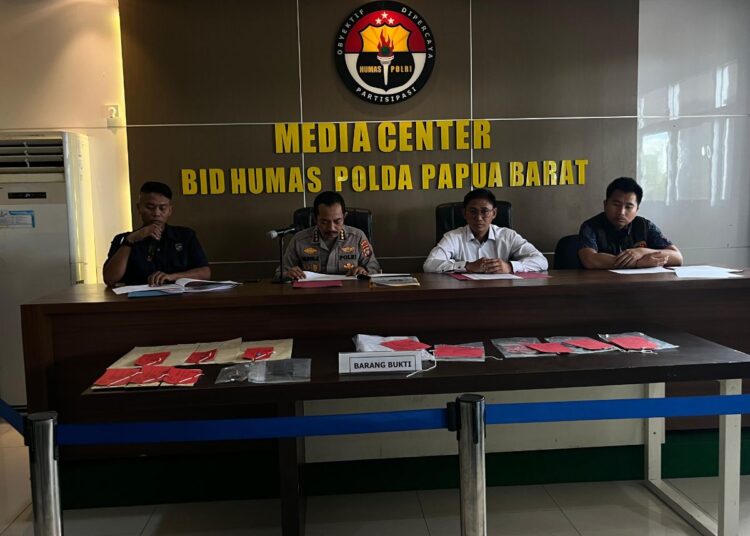 Polda Papua Barat Rilis Pengungkapan Kasus Krimsus Periode Januari–Maret 2026
