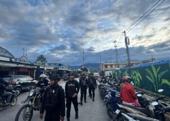 Patroli Regu Siaga Polres Jayawijaya Jaga Sitkamtibmas Tetap Kondusif di Wamena