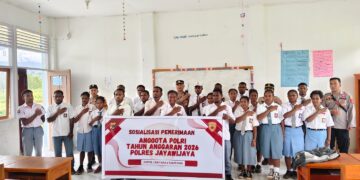 Polres Jayawijaya Sosialisasikan Penerimaan Terpadu Polri Tahun 2026 di SMA Negeri Unggulan Lapago Wamena