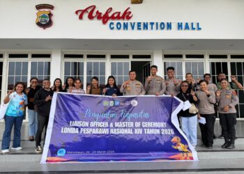 Karo Ops Polda Papua Barat Pimpin Kunjungan dan Simulasi Venue Lomba Pesparawi Nasional XVI Tahun 2026