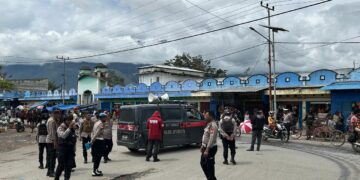 Polres Jayawijaya Sampaikan Himbauan Kamtibmas di Wamena