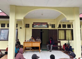 Polres Jayawijaya Mediasi Permasalahan Warga, Diselesaikan Secara Kekeluargaan