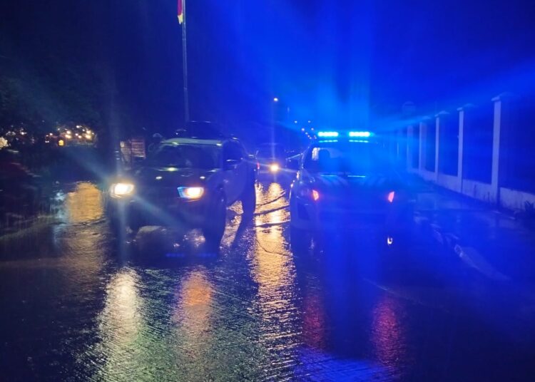 Sat Lantas Polres Jayawijaya Laksanakan Patroli Blue Light Cegah Balap Liar di Kota Wamena