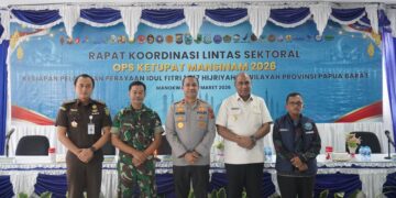 Polda Papua Barat Gelar Rakor Linsek untuk Kesiapan Operasi Ketupat Mansinam 2026