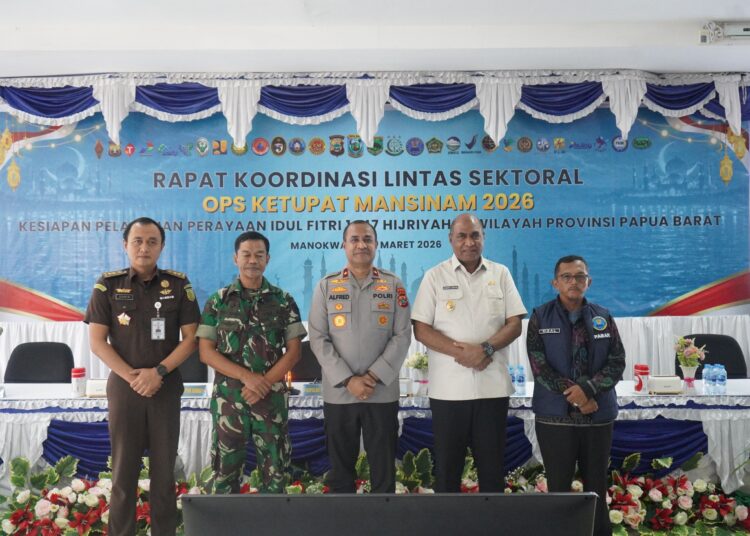 Polda Papua Barat Gelar Rakor Linsek untuk Kesiapan Operasi Ketupat Mansinam 2026