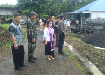 Perkuat Ekonomi Kerakyatan, Dandim 1310/Bitung Dukung Pembangunan Gedung KDKMP Desa Paslaten