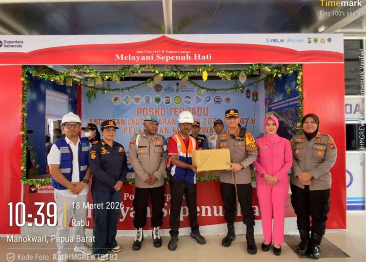 Kunjungan Kapolresta Manokwari Beserta Ketua Bhayangkari Cabang kota Manokwari dan PJU Ke Pos Ketupat Mansinam 2026