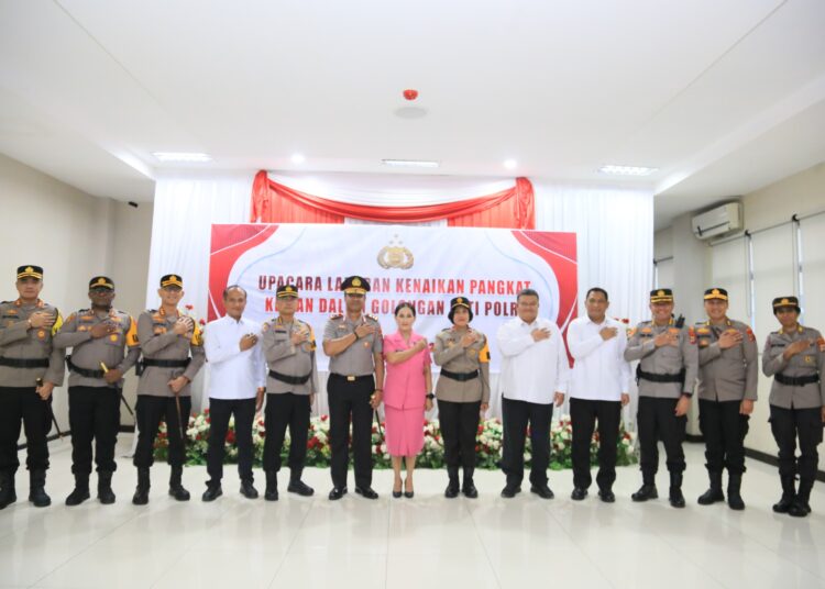 Kapolda Papua Barat Naik Pangkat Menjadi Irjen Pol, Upacara Korp Raport Digelar Secara Daring