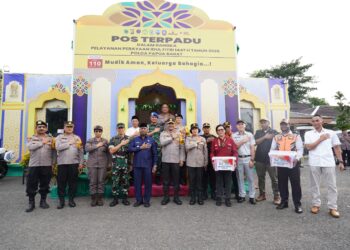 Kapolda Papua Barat Pimpin Operasi Skala Besar Bersama Forkopimda, Tinjau Posko Terpadu Ops Ketupat Mansinam 2026