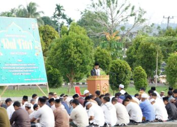 Wakapolda Papua Barat Hadiri Pelaksanaan Sholat Ied Idul Fitri 1447 H, Berlangsung Khidmat dan Penuh Kebersamaan