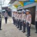 Sat Lantas Polres Jayawijaya Laksanakan Strong Point Pagi, Wujudkan Kamseltibcarlantas di Wamena