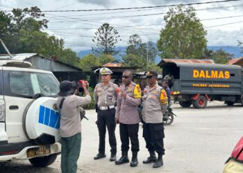 Polres Jayawijaya Gelar Patroli dan Razia, Sampaikan Himbauan Kamtibmas di Wamena