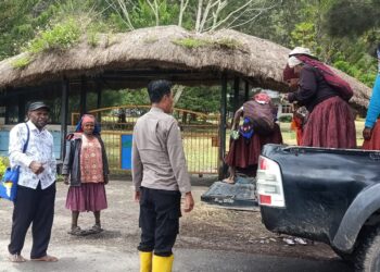 Pererat Kemitraan, Polsek Bolakme Sambangi Tokoh Adat di Distrik Bolakme
