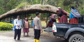 Pererat Kemitraan, Polsek Bolakme Sambangi Tokoh Adat di Distrik Bolakme