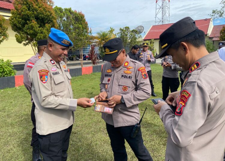 Propam Polres Jayawijaya Gelar Gaktibplin, Tegakkan Disiplin Personil
