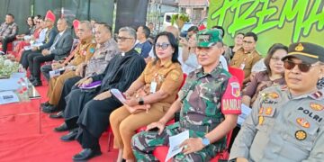 Pererat Hubungan Silaturahmi Pemerintah Daerah, TNI, Polri dan Masyarakat, Danramil 1310-05/Kauditan Hadiri Perayaan HUT ke-341 Desa Treman